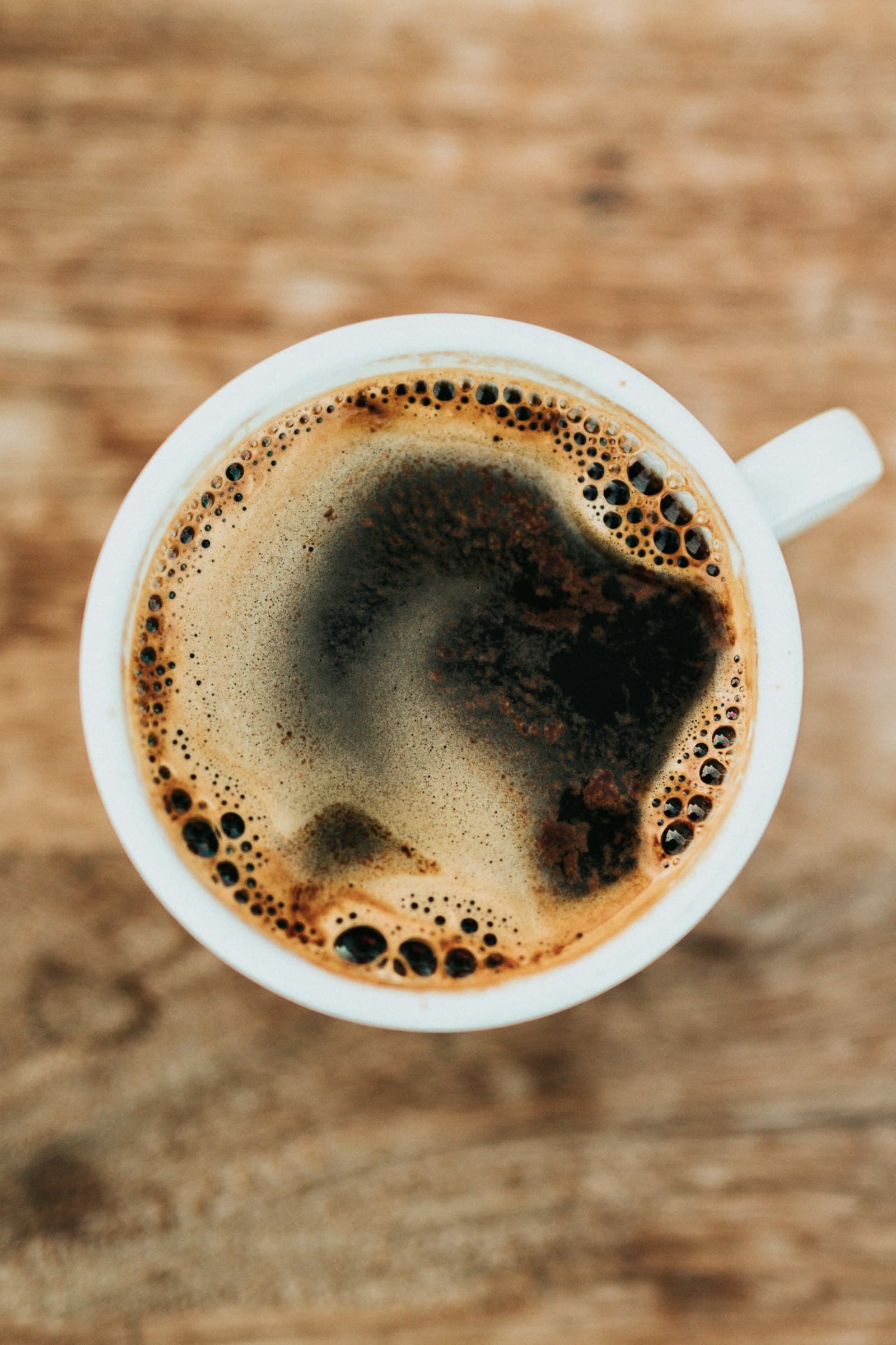 ブラックコーヒーの一杯